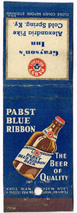 Pabst Blue Ribbon Beer