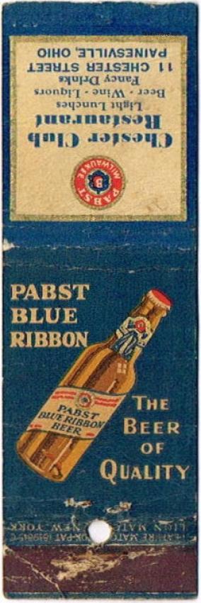 Pabst Blue Ribbon Beer