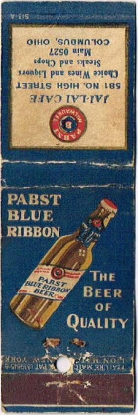 Pabst Blue Ribbon Beer