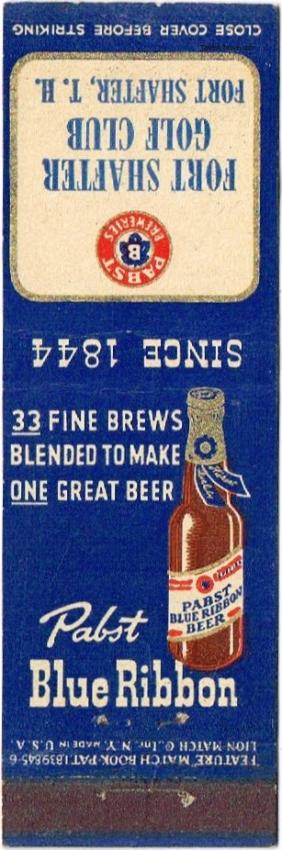 Pabst Blue Ribbon Beer Dupe