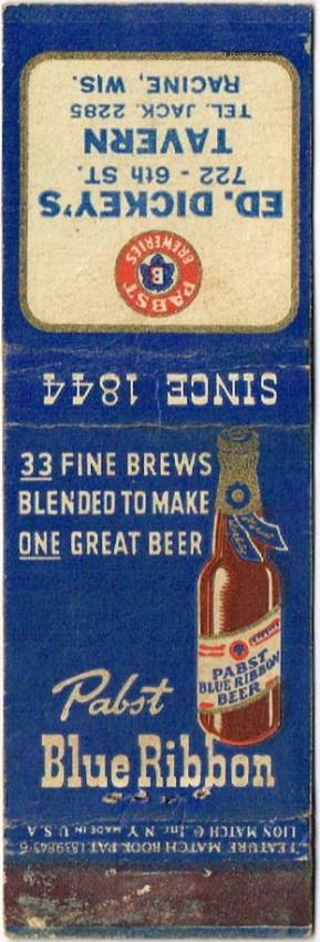 Pabst Blue Ribbon Beer Dupe