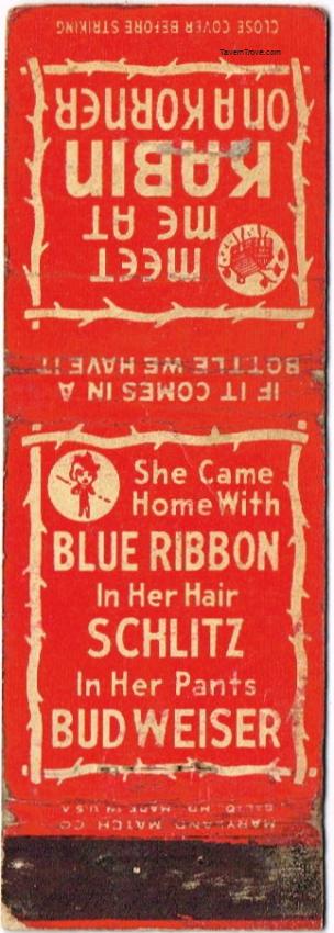 Pabst Blue Ribbon Beer Dupe