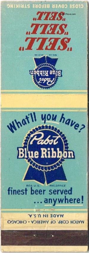 Pabst Blue Ribbon Beer Dupe