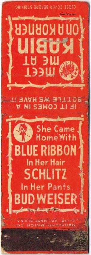 Pabst Blue Ribbon Beer Dupe