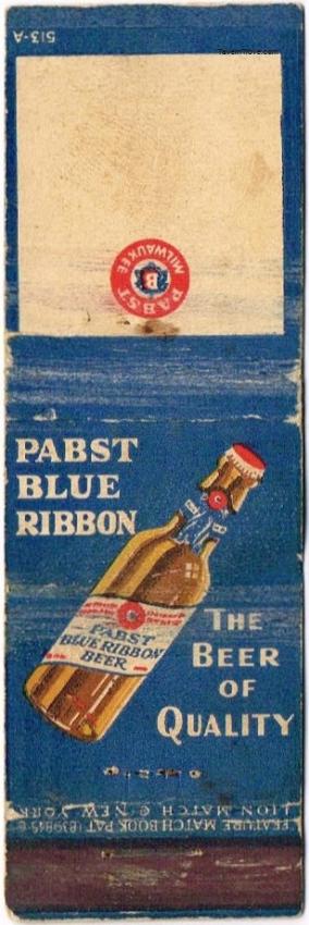Pabst Blue Ribbon Beer Dupe