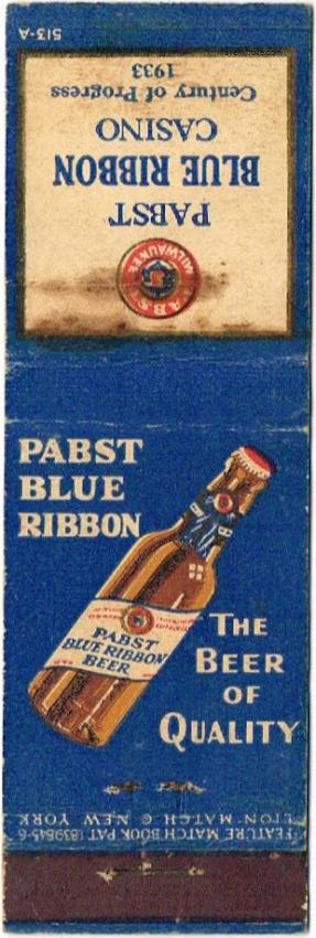 Pabst Blue Ribbon Beer Dupe