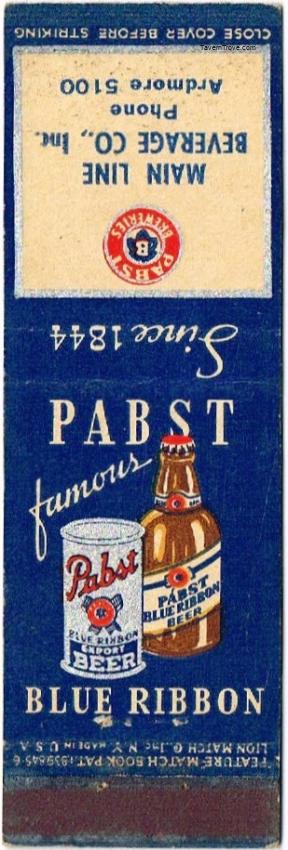 Pabst Blue Ribbon Beer Dupe