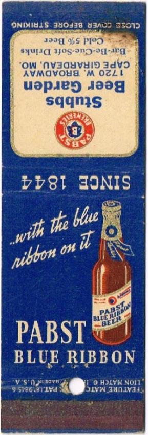 Pabst Blue Ribbon Beer Dupe