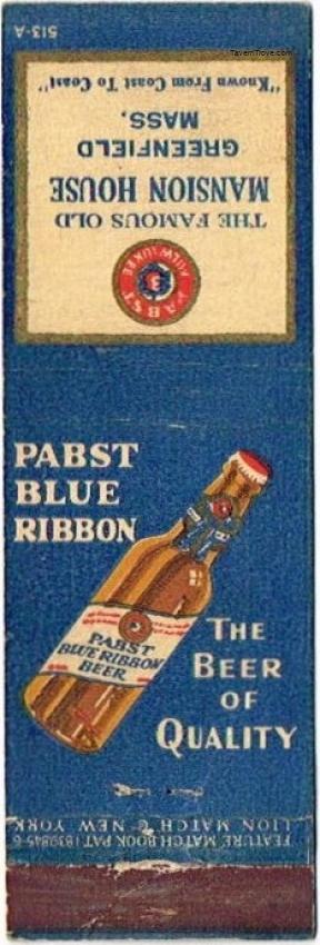 Pabst Blue Ribbon Beer Dupe
