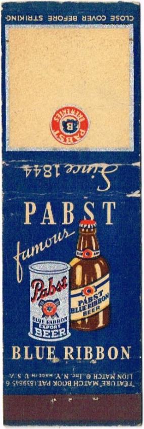 Pabst Blue Ribbon Beer Dupe