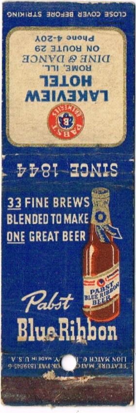 Pabst Blue Ribbon Beer