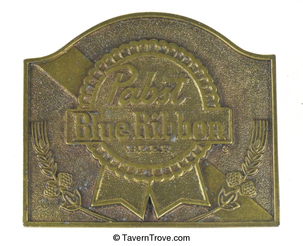 Pabst Blue Ribbon Beer Raw Brass