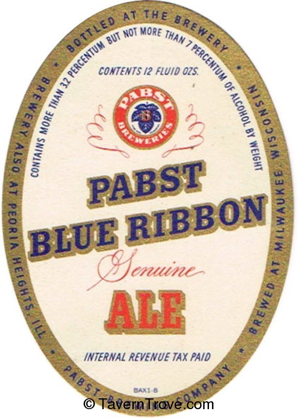 Pabst Blue Ribbon Genuine Ale