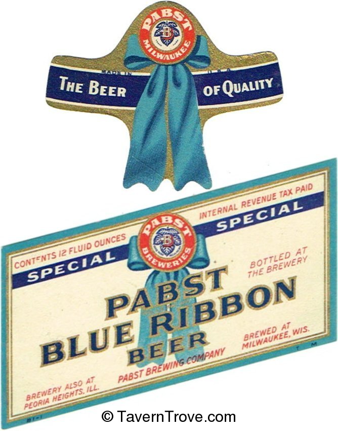 Pabst Blue Ribbon Special Beer