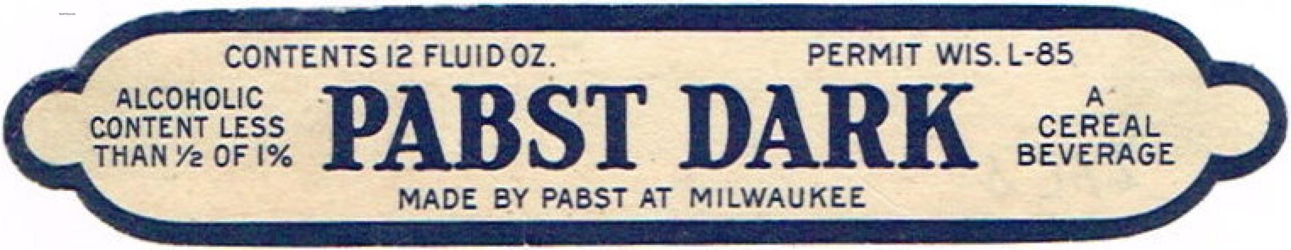 Pabst Dark neck sash