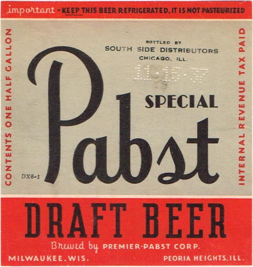 Pabst Draft Beer (Chicago, Illinois)