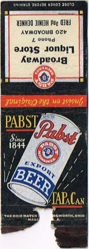 Pabst Export Beer