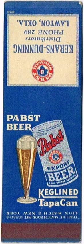 Pabst Export Beer