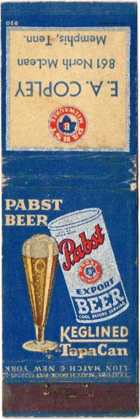 Pabst Export Beer