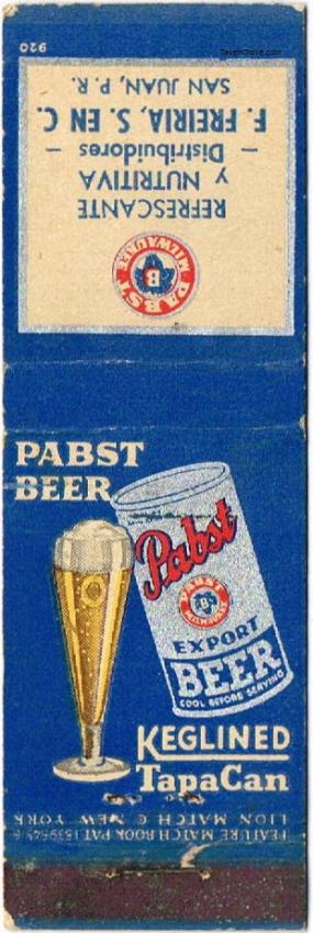 Pabst Export Beer