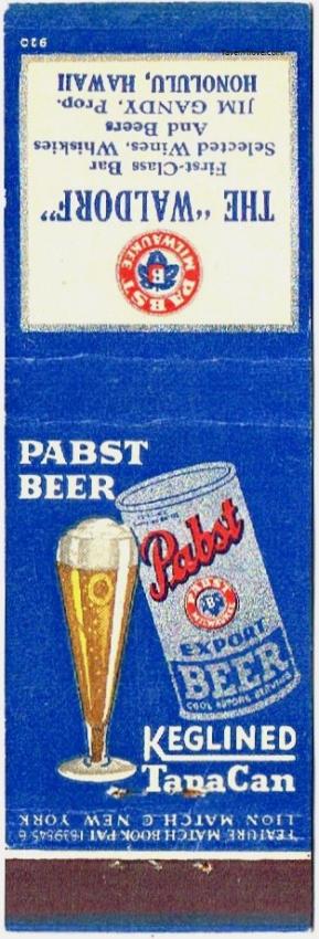 Pabst Export Beer