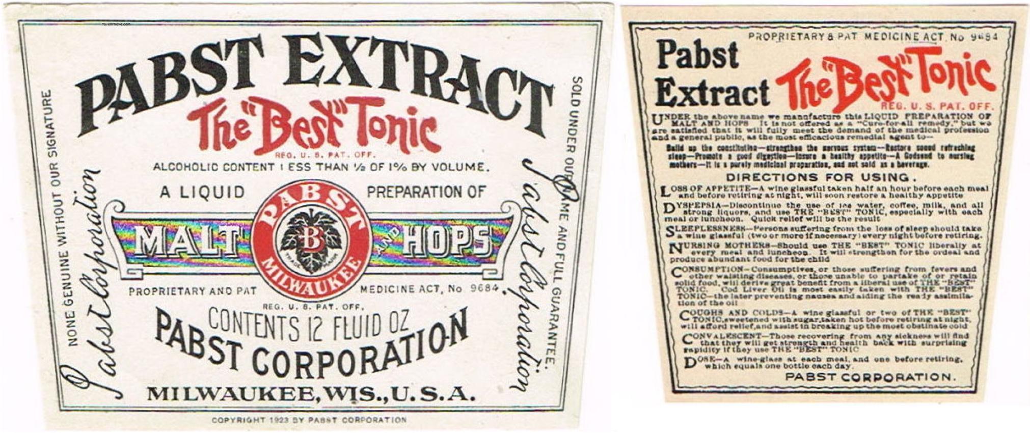 Pabst Extract (for Canada)