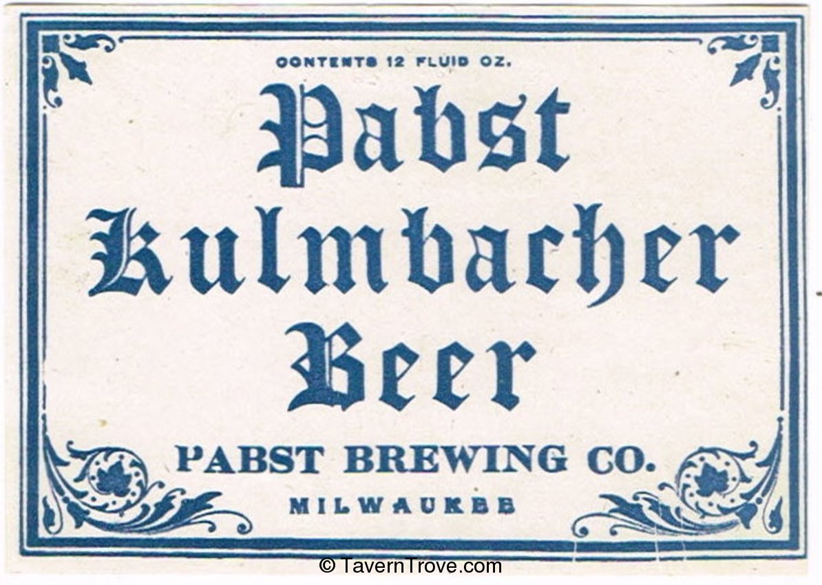 Pabst Kulmbacher Beer