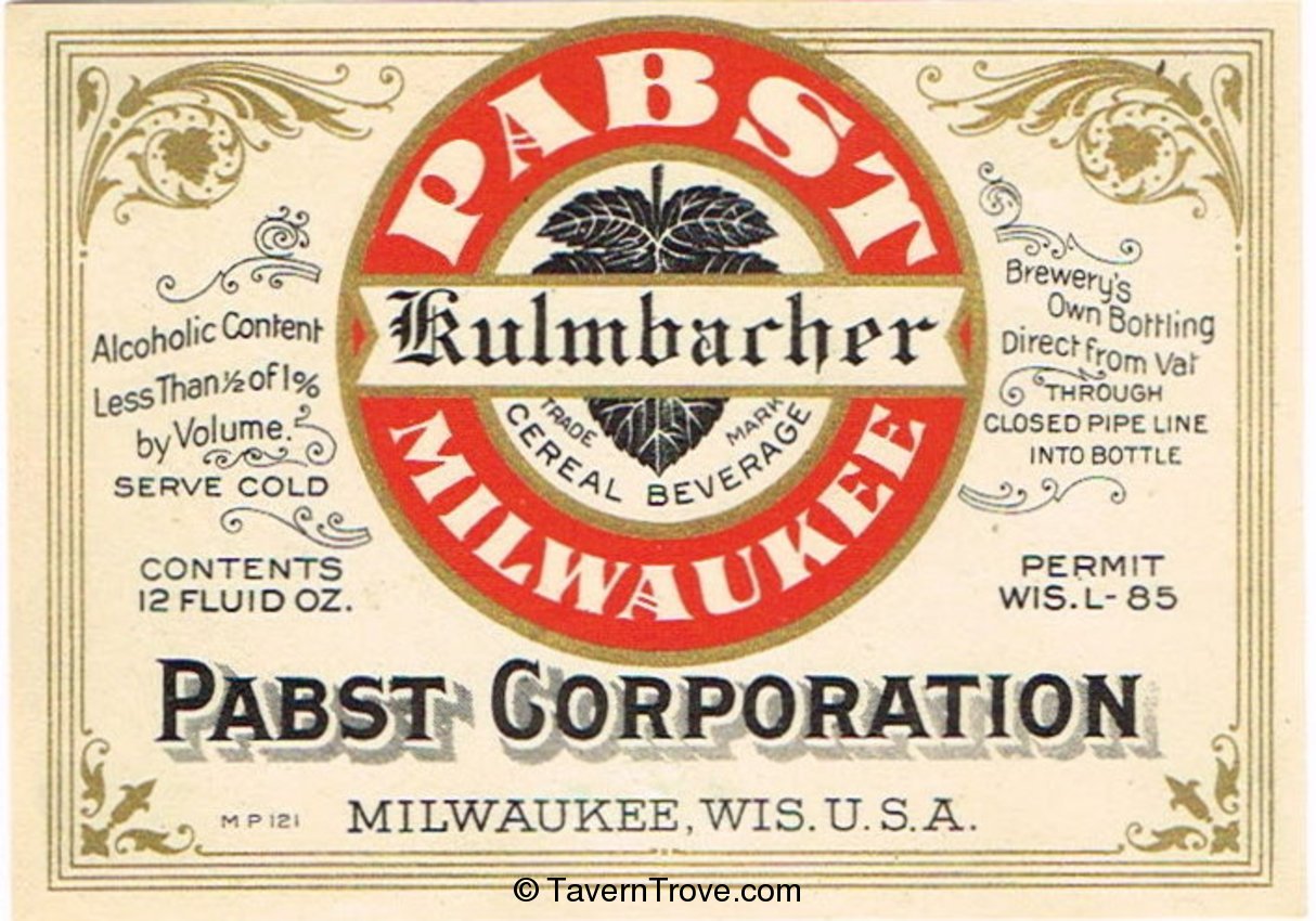 Pabst Kulmbacher Cereal Beverage