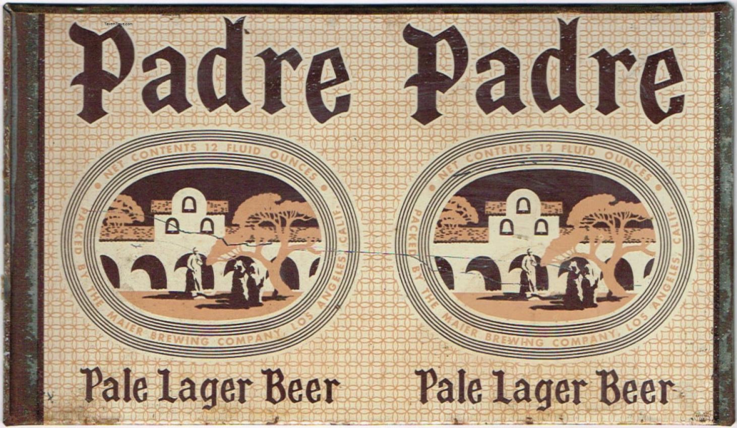 Padre Pale Lager Beer Flat Sheet