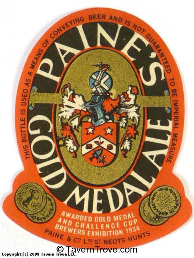 Paine's Gold Medal Ale