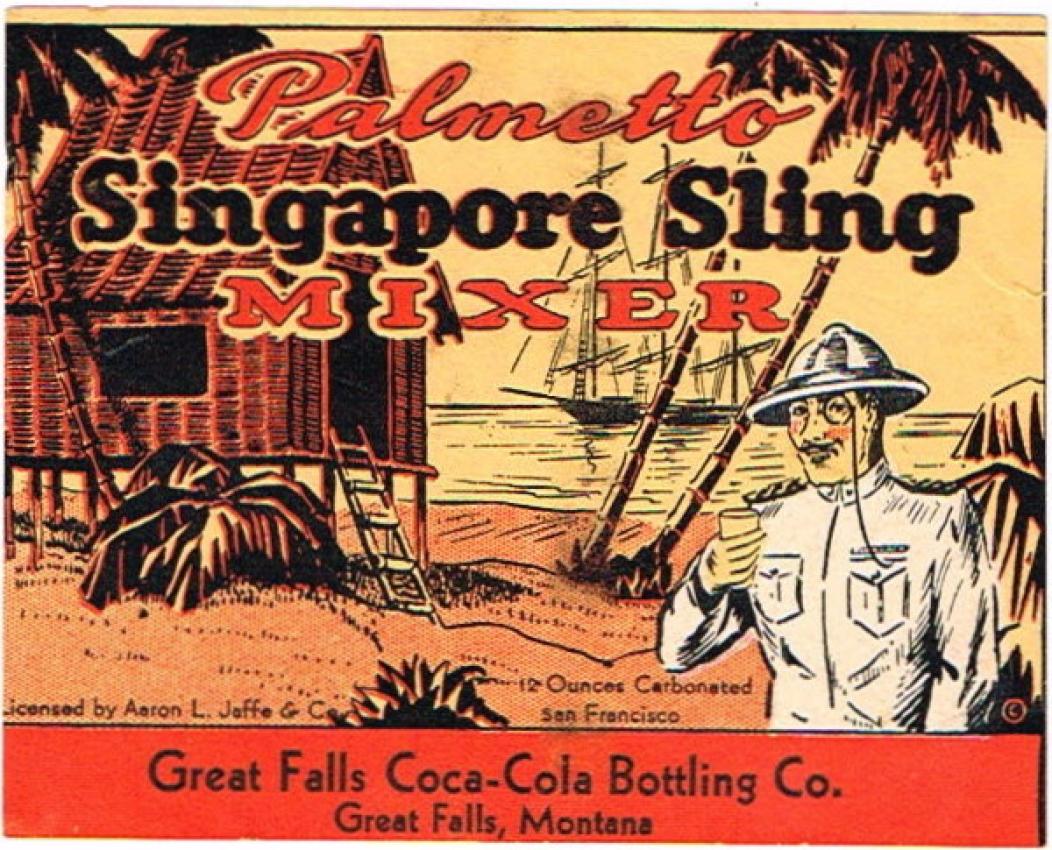Palmetto Singapore Sling Coca-Cola Great Falls Montana