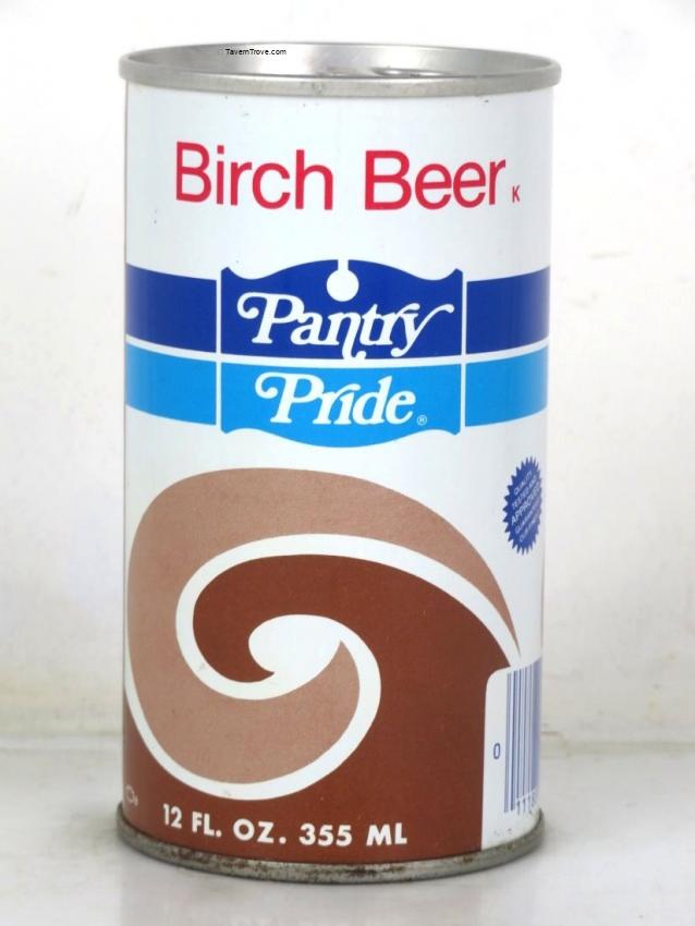 Pantry Pride Birch Beer 12oz Ring Top Can Philadelphia