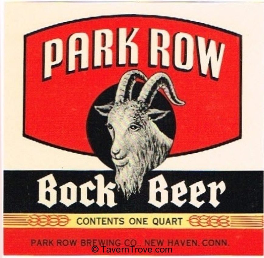 Park Row Bock  Beer