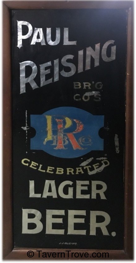 Paul Reising Celebrated Lager Beer ROG