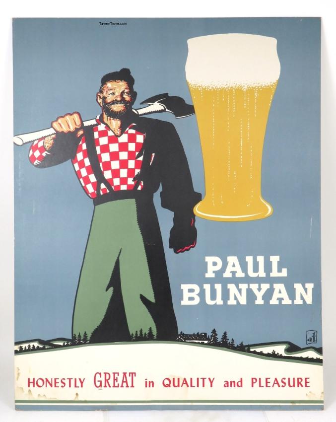 Paul Bunyan Beer Easel Back