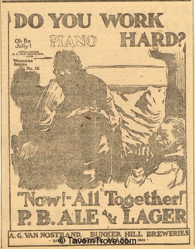 P.B. Ale and Lager Beer