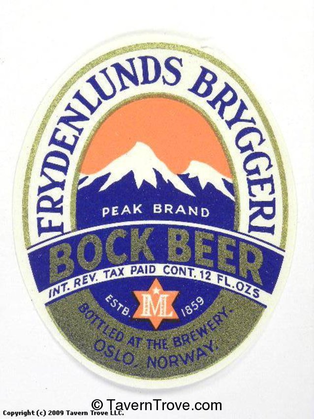 Peak Brand Bock Beer