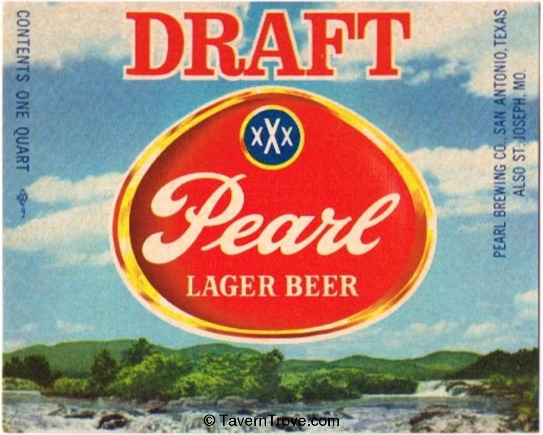 Pearl Draft Lager Beer