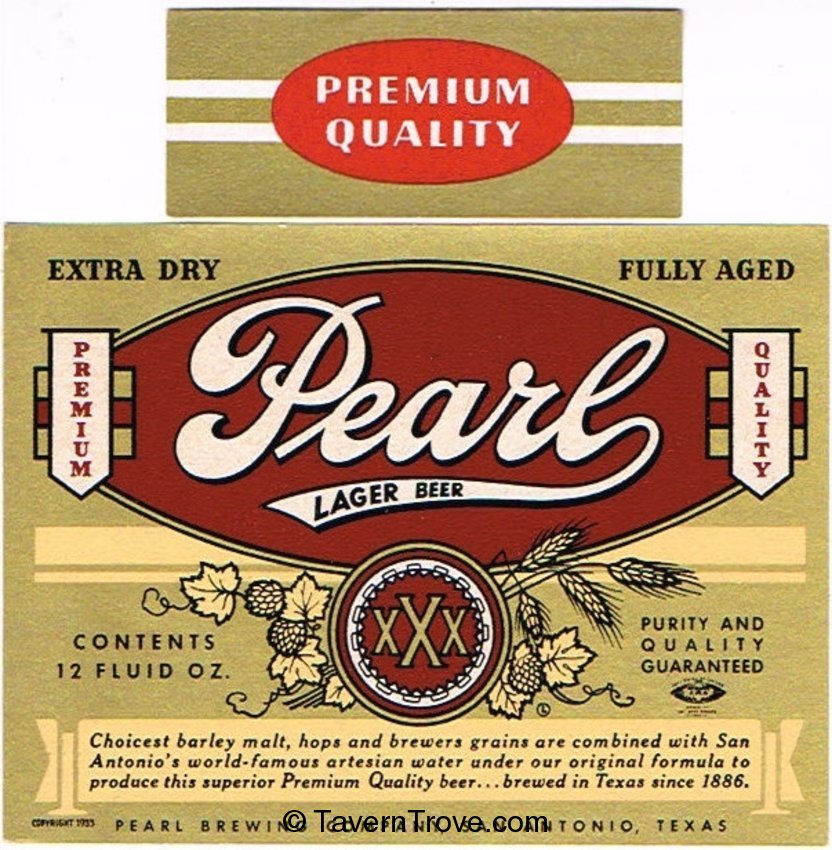 Pearl Lager Beer