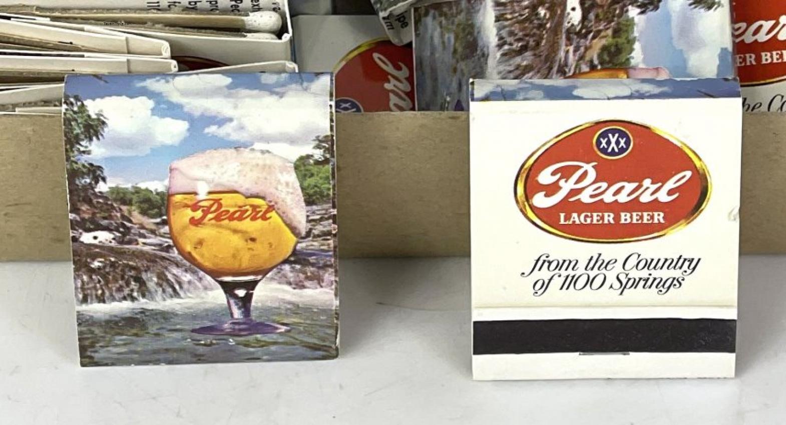 Pearl Beer Box of Unused Matchcovers