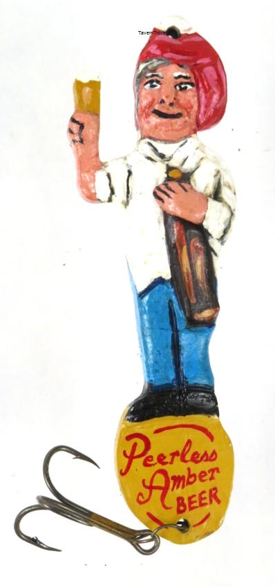 Peerless Amber Beer (Guy With Red Hat)