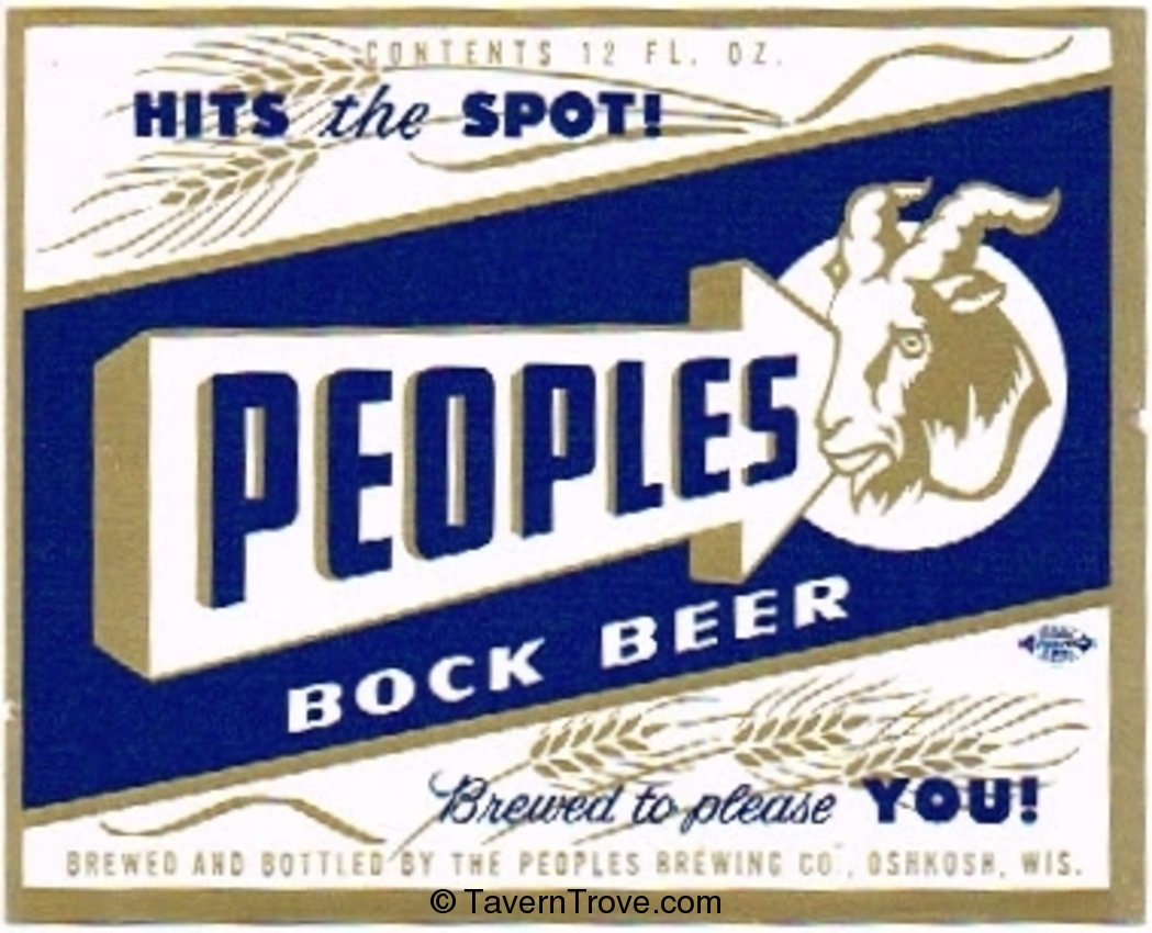 People's Bock Beer