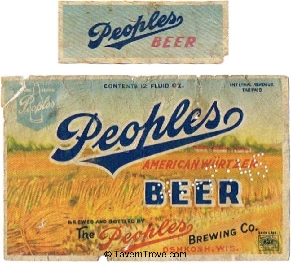 Peoples American Würtzer Beer