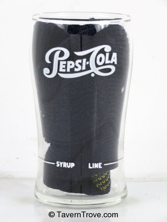 Pepsi-Cola (white w/syrup line)