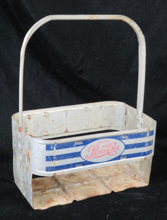 Pepsi Cola Aluminum Six Bottle Carrier