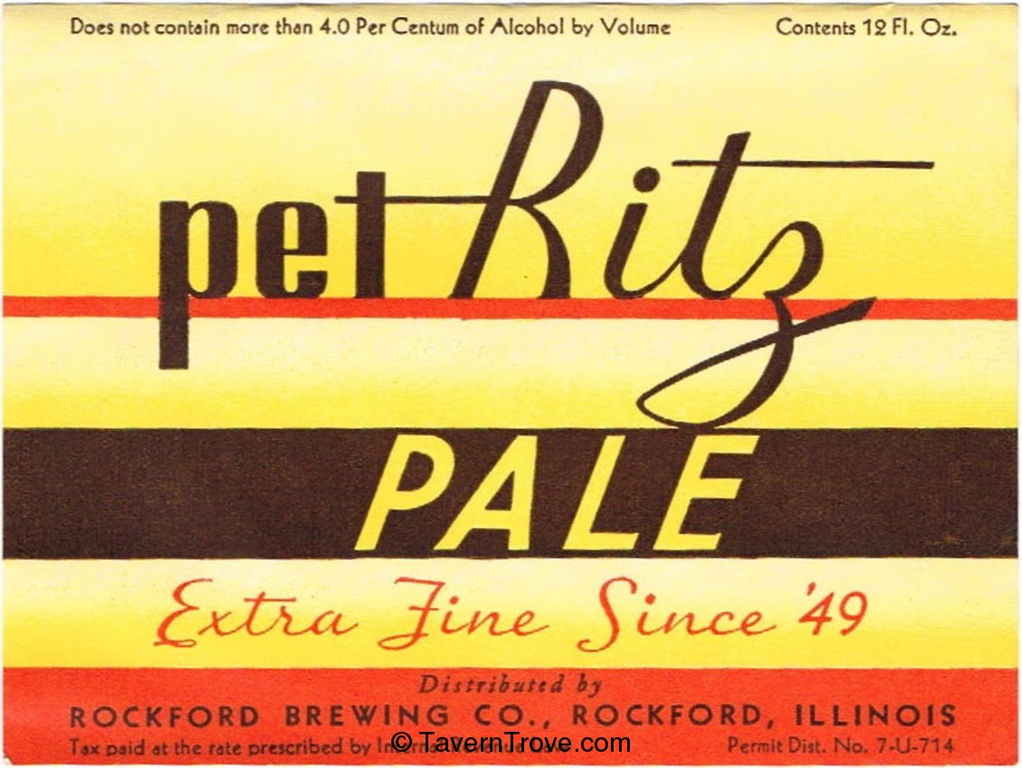 Pet Ritz Beer