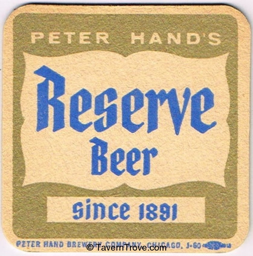 Peter Hand's Reserve Beer