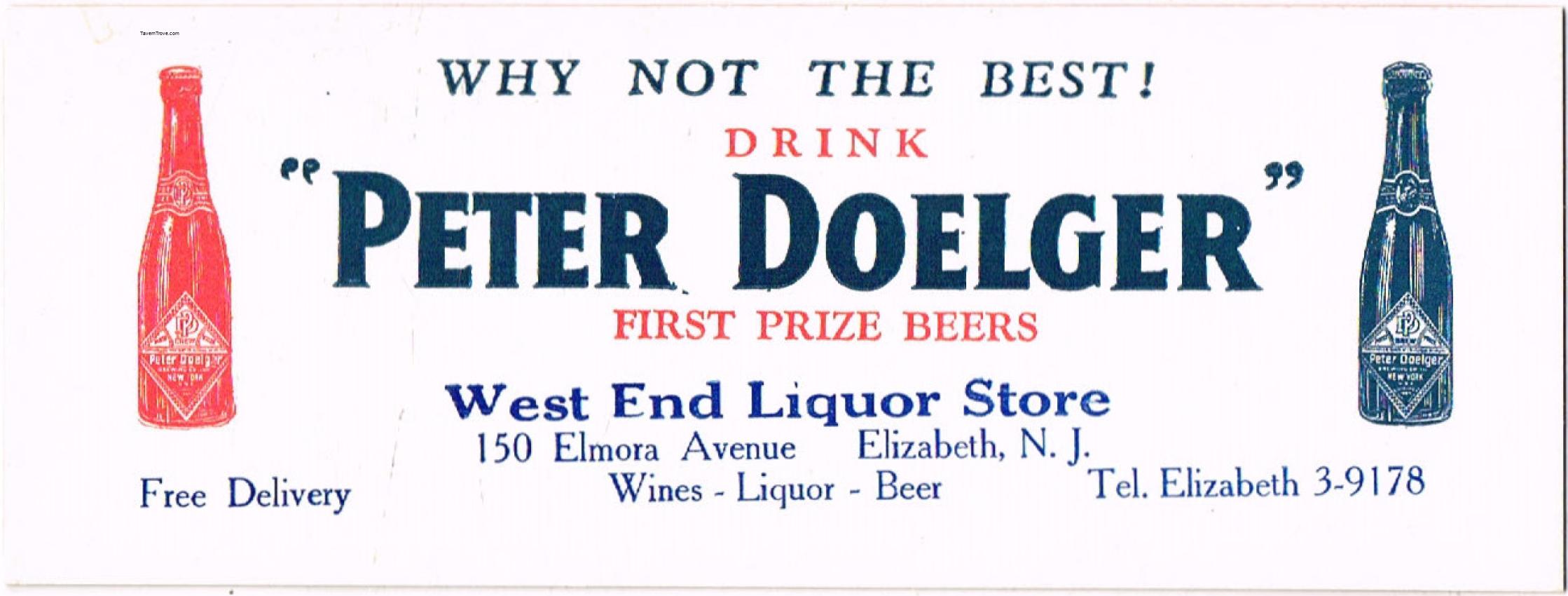 Peter Doelger Beers West End Liquor Store