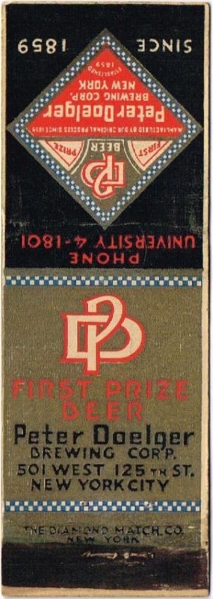Peter Doelger First Prize Beer