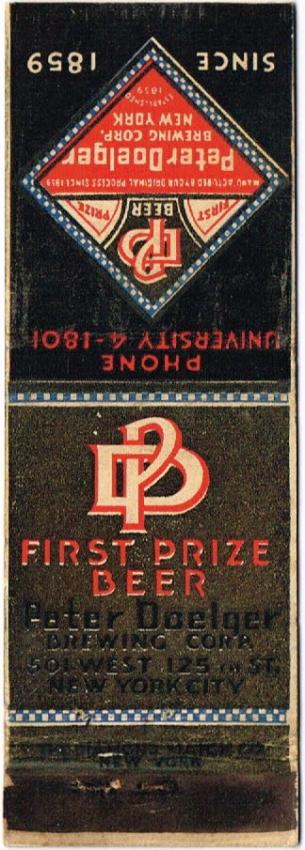 Peter Doelger First Prize Beer Dupe